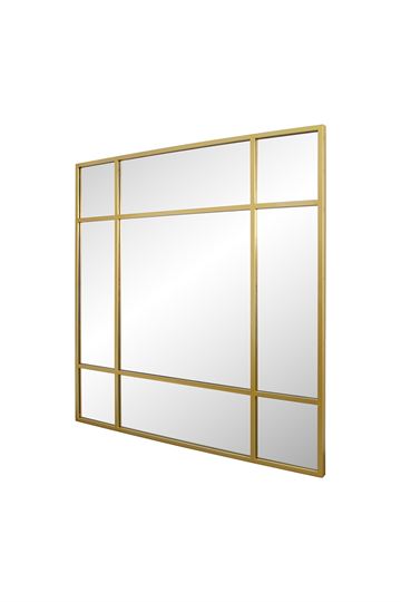 Cetus Spejl - 150x150 cm - Guld 